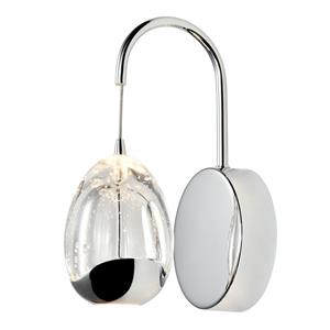 Pemberly Row Integrated LED ETL Wall Sconce Lighting in Polished Chrome