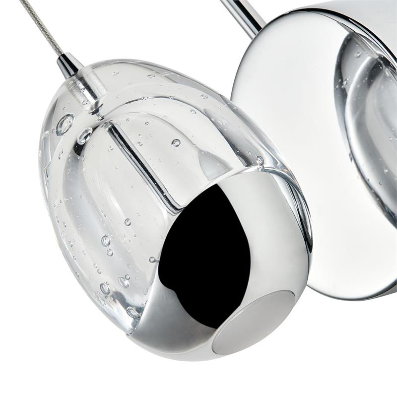 Pemberly Row Integrated LED ETL Wall Sconce Lighting in Polished Chrome