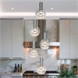 Pemberly Row Integrated LED ETL Certified Aluminum Chandelier - Polished Chrome