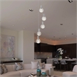 Pemberly Row Integrated LED ETL Certified Aluminum Chandelier - Polished Chrome