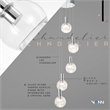 Pemberly Row Integrated LED ETL Certified Aluminum Chandelier - Polished Chrome