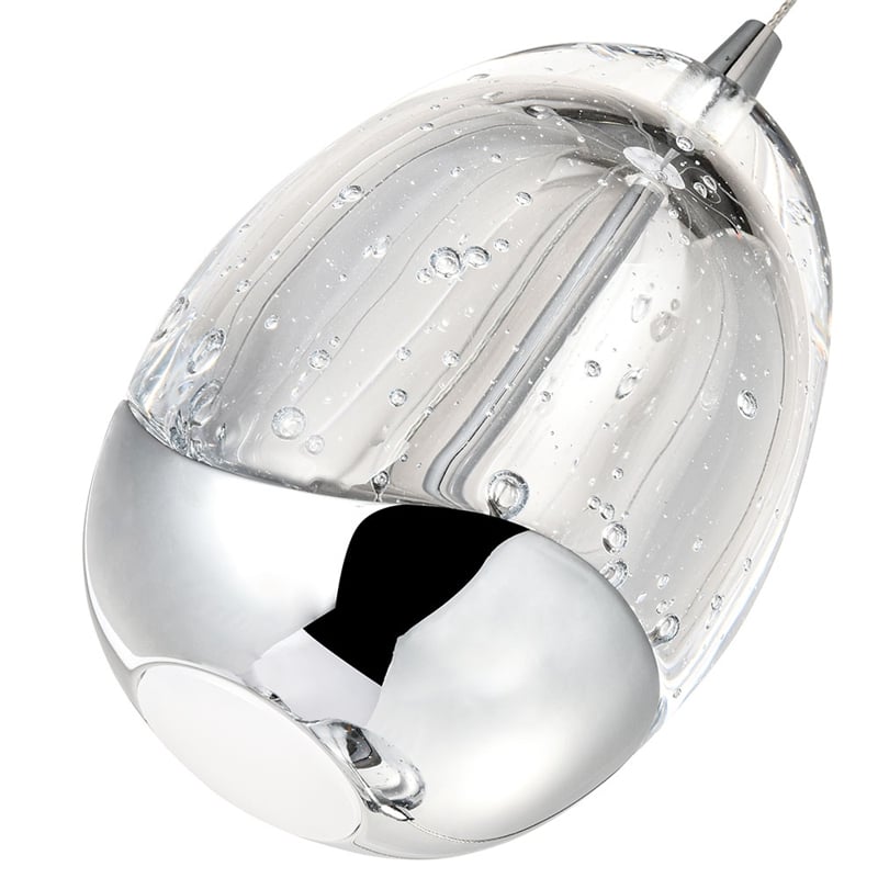 Pemberly Row Integrated LED ETL Certified Aluminum Chandelier - Polished Chrome