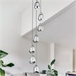 Pemberly Row Integrated LED ETL Certified Aluminum Chandelier - Polished Chrome