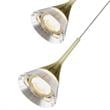 Pemberly Row 5-Light ETL Certified Integrated LED Aluminum Chandelier - Gold