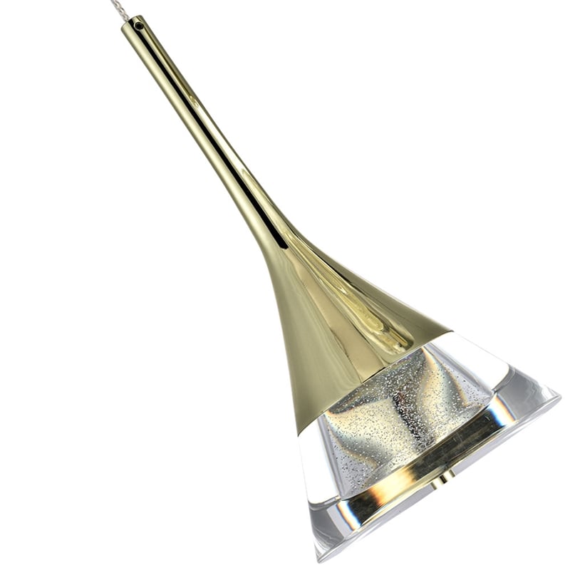 Pemberly Row 5-Light ETL Certified Integrated LED Aluminum Chandelier - Gold