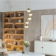 Pemberly Row 5-Light Integrated LED ETL Certified Aluminum Chandelier - Brass