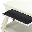 Pemberly Row Contemporary Antique White Wood 1-Drawer Storage Nightstand