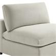 Pemberly Row Contemporary Modular Beige Fabric 6-Piece Nest Sectional