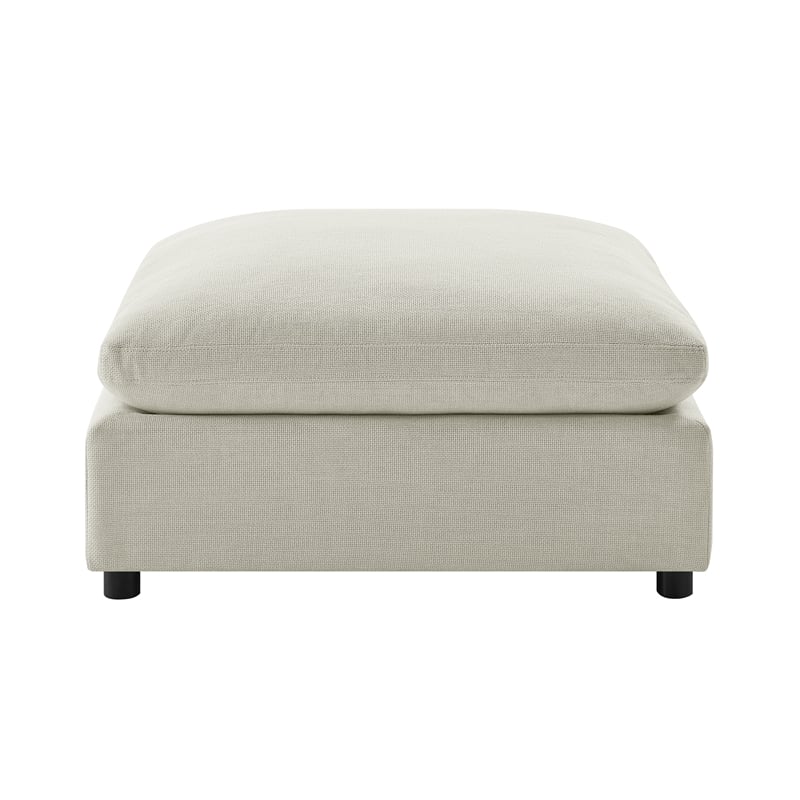 Pemberly Row Contemporary Beige Fabric Extra Large 40