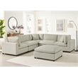 Pemberly Row Contemporary Beige Fabric Extra Large 40