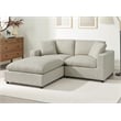 Pemberly Row Contemporary Beige Fabric Extra Large 40
