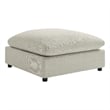 Pemberly Row Contemporary Beige Fabric Extra Large 40