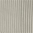 Pemberly Row Contemporary Beige Corduroy Fabric XL 40