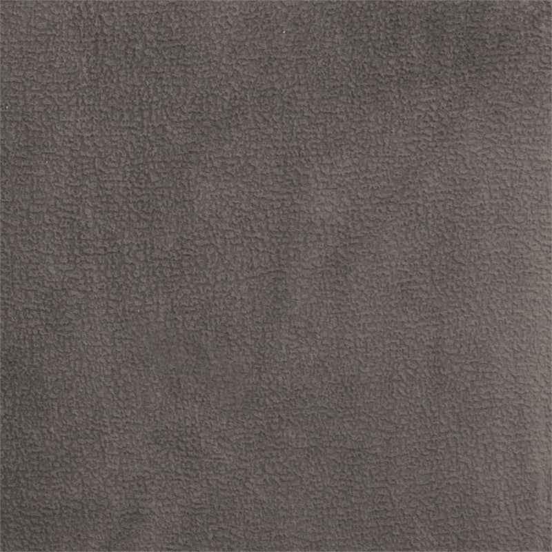 Pemberly Row Barrel Style Swivel Accent Chair in Ash Gray Performance Fabric