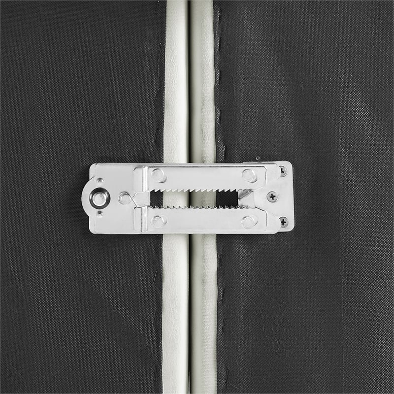 Pemberly Row Modular 5-Piece Sectional in Charcoal Performance Fabric