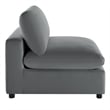 Pemberly Row Modular 5-PC XL Sectional in Charcoal Performance Fabric