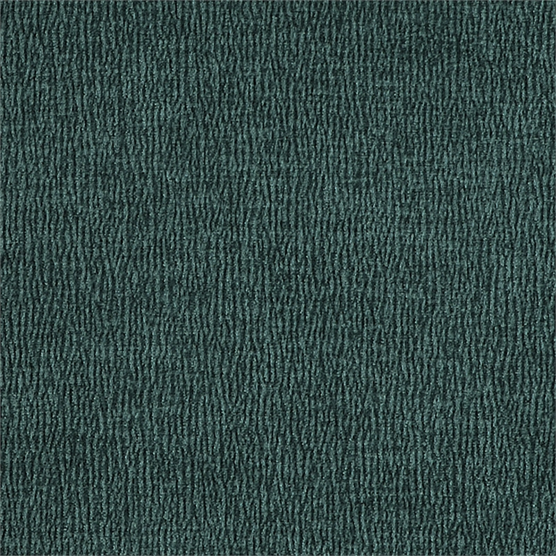 Pemberly Row Contemporary Peacock Green Fabric Swivel Barrel Chair
