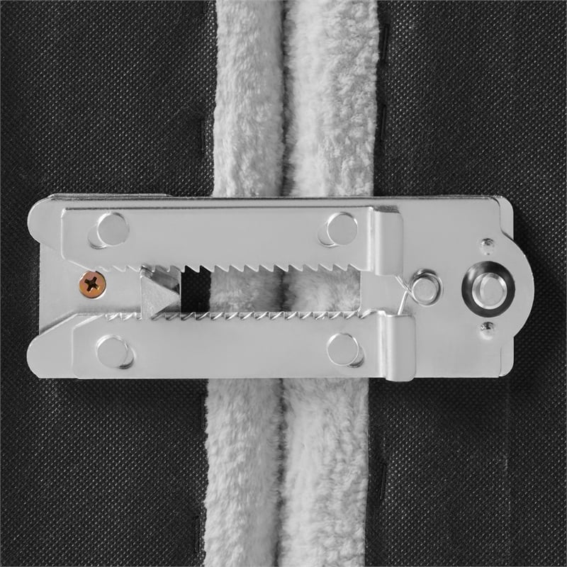 Pemberly Row Contemporary 3-Piece Gray Performance Fabric Chofa