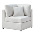 Pemberly Row Contemporary Ivory Performance Fabric 2-Piece Sofa