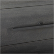 Pemberly Row Dark Brown Wood & Iron Three Drawer Accent Cabinet