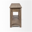 Pemberly Row 72x30 LIGHT BROWN WOOD FOUR DRAWER CONSOLE TABLE