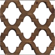 Pemberly Row Brown Wood with Glass Top Rectangular Serving Tray