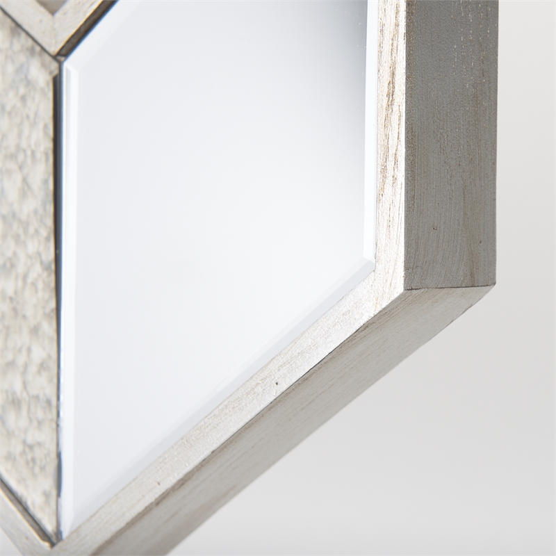 Pemberly Row Modern / Contemporary 36x12 Brown Wood Frame Mirror