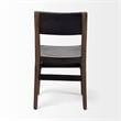 Pemberly Row Brown Dining Chair with Solid Indian Mango Wood (Set of 2)