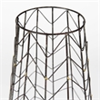 Pemberly Row Petiole Small Gold Toned Metal Table Candle Holder