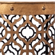 Pemberly Row 16x15 Set of Two Cylindrical Gold Metal Accent Tables
