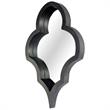 Pemberly Row Modern / Contemporary 23x34 Black Wood Frame Mirror