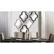 Pemberly Row Modern / Contemporary 23x34 Black Wood Frame Mirror