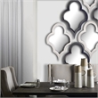 Pemberly Row Modern / Contemporary 23x34 Black Wood Frame Mirror