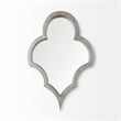 Pemberly Row Modern / Contemporary 23x34 White Wood Frame Mirror