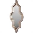 Pemberly Row Modern Transitional 15x34 Brown Wood Frame Mirror