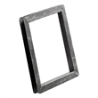 Pemberly Row Modern / Contemporary Shelf Large Bracket in Black