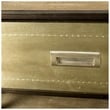 Pemberly Row Brass Toned Wood & Metal TV Stand Media Console TV up to 83
