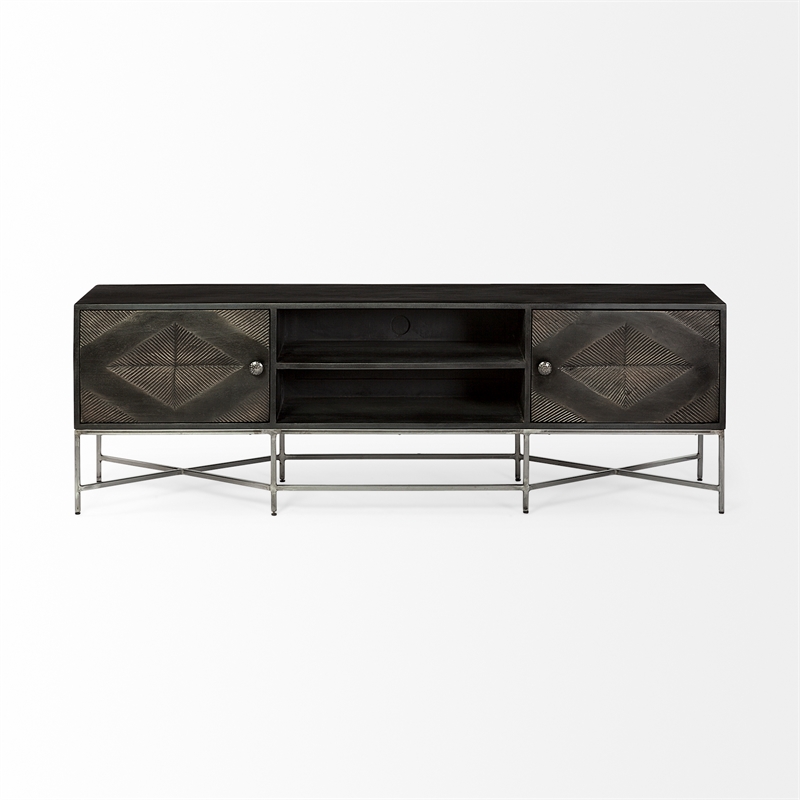 Pemberly Row Contemporary Solid Wood 81