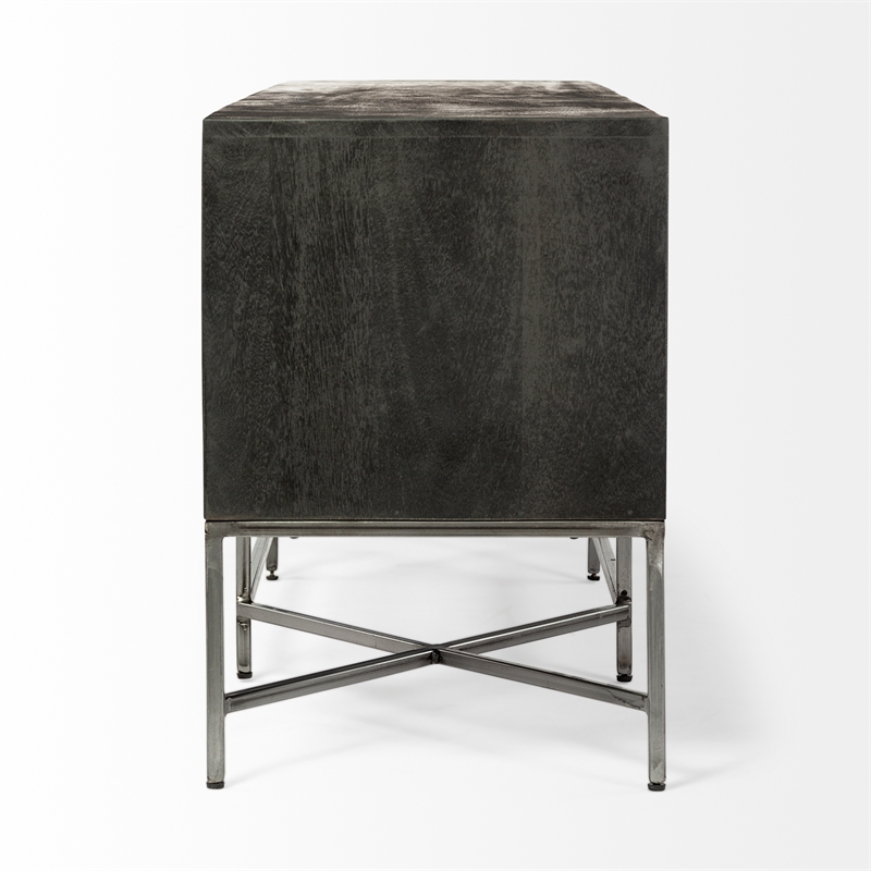Pemberly Row Contemporary Solid Wood 81
