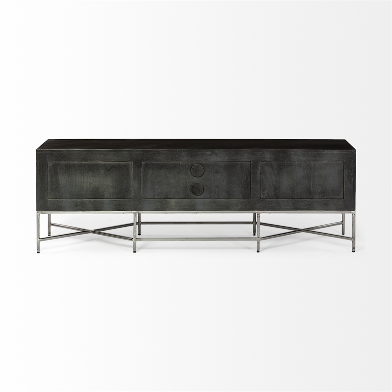 Pemberly Row Contemporary Solid Wood 81