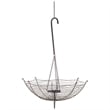 Pemberly Row Large Black Metal Umbrella Candle Holder Lantern