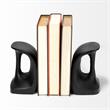 Pemberly Row Transitional Cobbler's Shoemaker Tool Bookend Black Metal