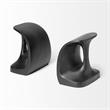 Pemberly Row Transitional Cobbler's Shoemaker Tool Bookend Black Metal