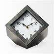 Pemberly Row Modern / Contemporary Black Metal Cube Table Clock