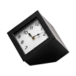 Pemberly Row Modern / Contemporary Black Metal Cube Table Clock