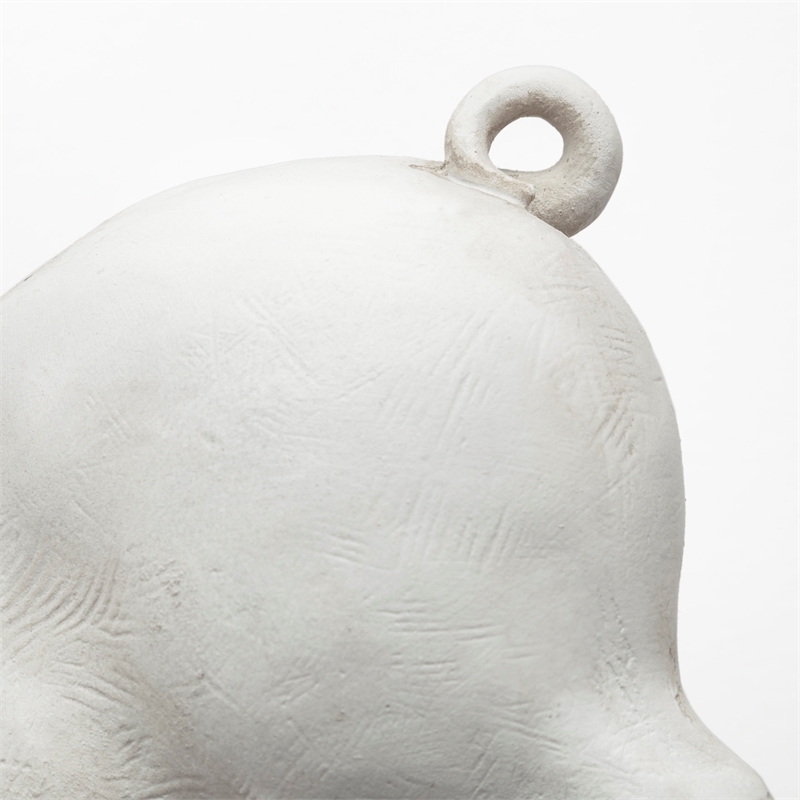 Pemberly Row Modern / Contemporary Set of 2 White Resin Flying Pigs