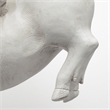 Pemberly Row Modern / Contemporary Set of 2 White Resin Flying Pigs