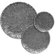 Pemberly Row Contemporary Set of 3 Decorative Black/Grey Metal Plates