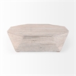 Pemberly Row Solid Wood Hinged Top with Storage Coffee Table in Brown