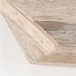 Pemberly Row Solid Wood Hinged Top with Storage Coffee Table in Brown